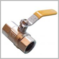 British Gas Approved Lever Ball Valves - Yellow
